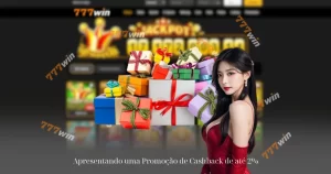 Apresentando uma Promoção de Cashback de até 2%