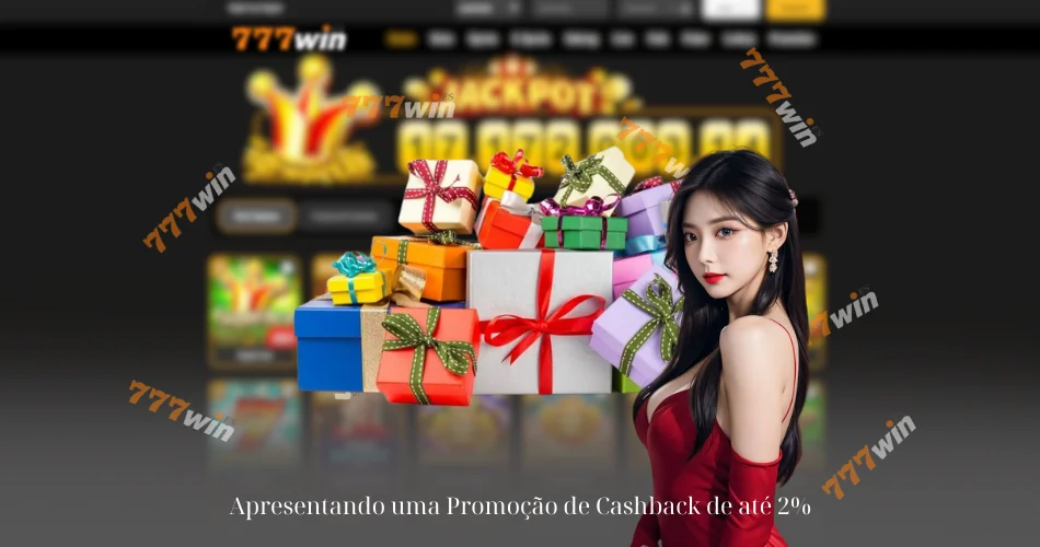 Apresentando uma Promoção de Cashback de até 2%