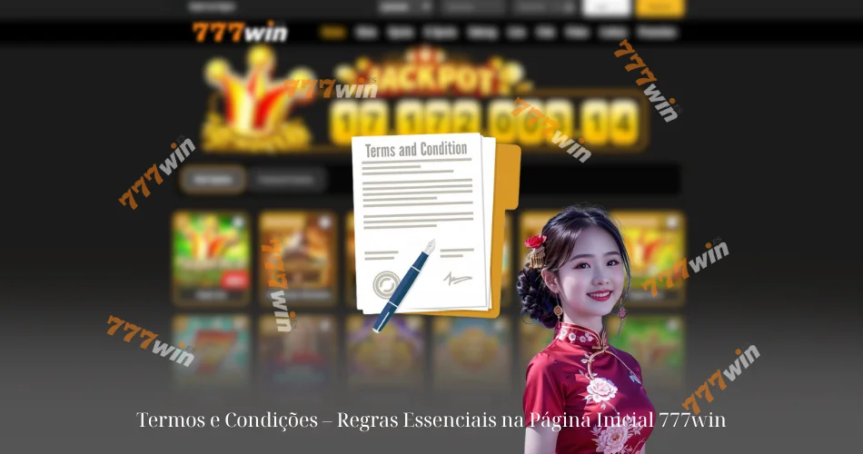 Termos e Condições – Regras Essenciais na Página Inicial 777win